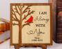 Touching Memorial Wood Sign - I Am Always With You - Sympathy Gift For Loss, In Loving Memory Decor