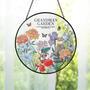 Heartfelt Birth Flowers Suncatcher For Grandma's Garden - Personalized Grandma & Mom Gift