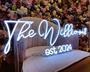 Personalized Neon Name Sign For Wedding Decor - Elegant Metal LED Wedding Light For Home Celebration