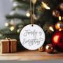 Personalized Family Is Everything Holiday Ornament - Sentimental Christmas Decoration For Festive Home