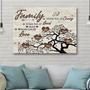 Personalized Family Tree Canvas For Home Decor - Family Names Art