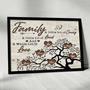 Personalized Family Tree Canvas For Home Decor - Family Names Art