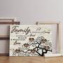 Personalized Family Tree Canvas For Home Decor - Family Names Art