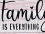 Family Is Everything Wood Wall Sign - Thoughtful Gift For Wife Or Husband In Family Love Theme For Living Room DéCor