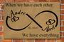 Personalized Infinity Love Canvas - Romantic Anniversary Art For Couples' Wall DéCor In Bedroom