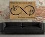 Personalized Infinity Love Canvas - Romantic Anniversary Art For Couples' Wall DéCor In Bedroom