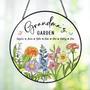 Heartfelt Grandma's Garden Floral Glass Art For Mother's Day Window DéCor From Grandkids