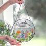 Heartfelt Grandma's Garden Floral Glass Art For Mother's Day Window DéCor From Grandkids