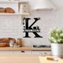 Metal Kitchen Wall Decor - Modern Home Sign - Black Wall Art