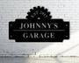 Personalized Dad Garage Metal Sign For Father's Day - Custom Shop Decor With Name For Man Cave Or Garage