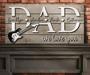 Personalized Dad Guitar Metal Sign For Guitar Lovers - Custom Name For Father's Day Rustic Home DéCor