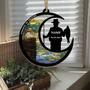 Personalized 'Gone Fishing' Memorial Suncatcher For Dad - Touching Gift For Fishing Lovers