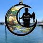 Personalized 'Gone Fishing' Memorial Suncatcher For Dad - Touching Gift For Fishing Lovers