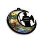 Personalized 'Gone Fishing' Memorial Suncatcher For Dad - Touching Gift For Fishing Lovers