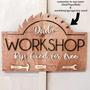 Customized Dad Garage Sign - Thoughtful Gift For Grandpa's Workshop Decor