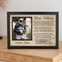 Personalized Memorial Gone Fishing Wall Hanging with Dad's Photo Canvas