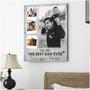 Best Dad Ever Canvas with Quote - Personalized Father's Day or Birthday Gift for Dad