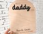 Heartfelt Best Dad Ever Wooden Sign - Hand Down Christmas Gift For Father