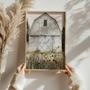 Vintage Barn Rustic Farmhouse Canvas For Country Home Decor - Thoughtful Gift