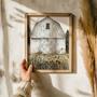 Vintage Barn Rustic Farmhouse Canvas For Country Home Decor - Thoughtful Gift