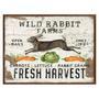 Rustic Farmhouse Easter Rabbit Canvas Large Vintage Wall Art For Living Room