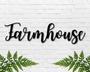 Rustic Farmhouse Metal Sign - Large Entry Decor For Farmhouse Style Lovers