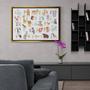 Animal Alphabet Canvas - Nursery & Kids Room Decor - Playful Animal Design For Babies