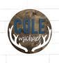 Personalized Baby Boy Nursery Wood Sign - Antler Hunting Theme Decor for Boys' Room