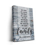 Custom Last Name Canvas - Family Love Wall Art for a New Home