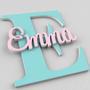 Enchanting Barbie-Themed Nursery Name Wood Sign - Personalized Wall Art For Baby Girl's Room DéCor