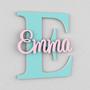 Enchanting Barbie-Themed Nursery Name Wood Sign - Personalized Wall Art For Baby Girl's Room DéCor