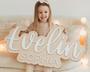 Personalized Nursery Name Sign - Custom Wooden DéCor For Kids' Rooms & Baby Shower Gifts