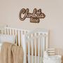 Personalized Nursery Name Sign - Custom Wooden DéCor For Kids' Rooms & Baby Shower Gifts