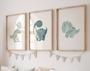 Thoughtful Dinosaur Nursery Canvas Art For Baby Boy's Room Decor