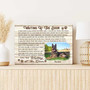 Heartfelt Dog Memorial Canvas - Personalized Pet Loss Keepsake