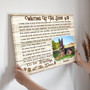 Heartfelt Dog Memorial Canvas - Personalized Pet Loss Keepsake