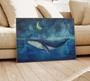 Whale Nursery Art Canvas With Watercolor Painting - Perfect For Baby's Room DéCor