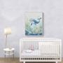 Nautical Nursery Canvas Set With Ocean Animal Art - Ideal For Ocean-Themed Baby Room