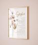 Thoughtful Personalized Baptism Canvas For Baby Girl Godchild Nursery DéCor