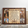 Heartfelt Dog Memorial Canvas For Pet Sympathy - 'God Saw You Getting Tired' Tribute