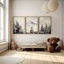 Thoughtful Boys Room Woodland Nursery Canvas With Bear And Fox Animal Art Prints