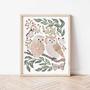 Woodland Nursery Canvas Set For Kids Room - Forest Animal Art, Cottagecore Decor