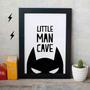 Superhero Modern Wall Art For Baby Boy Nursery - Canvas For Boys Room Decor