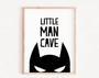 Superhero Modern Wall Art For Baby Boy Nursery - Canvas For Boys Room Decor