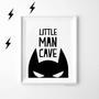 Superhero Modern Wall Art For Baby Boy Nursery - Canvas For Boys Room Decor