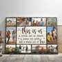 Custom This Is Us Picture Collage Canvas For Family Gifts - Personalized Canvas Prints For Living Room DéCor