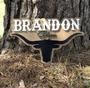 Personalized Western Baby Boy Wood Sign - Cow Themed Nursery Decor For Boys