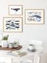 Nautical Whale Nursery Art Canvas - Thoughtful Ocean Mammal Wall DéCor Nursery Gift