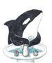 Adorable Whale Nursery Art Canvas For Baby Bathroom Decor