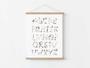 Wildflower Alphabet Canvas – Thoughtful Nursery Decor For Girls' Rooms